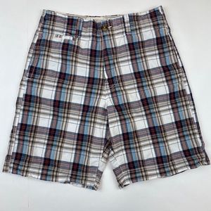 Men’s American Eagle Shorts Plaid Size 30 inseam 9”